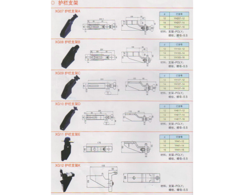 护栏垫条图